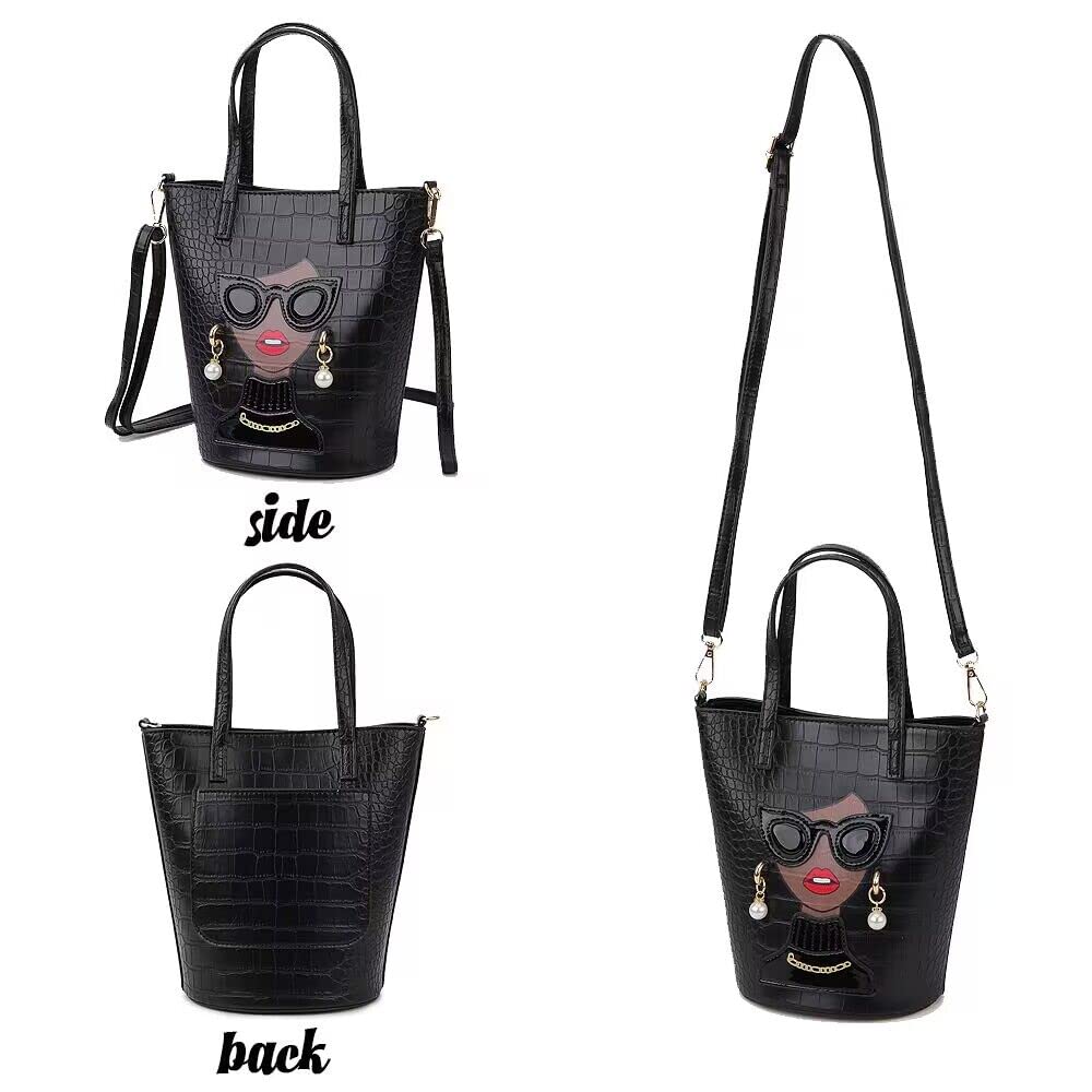 3D Lady Face Purse - Unique Top Handle Satchel Handbag for Women, Fashionable Shoulder Bag & Clutch Purse | Perfect for Parties, Date Nights & Special Occasions