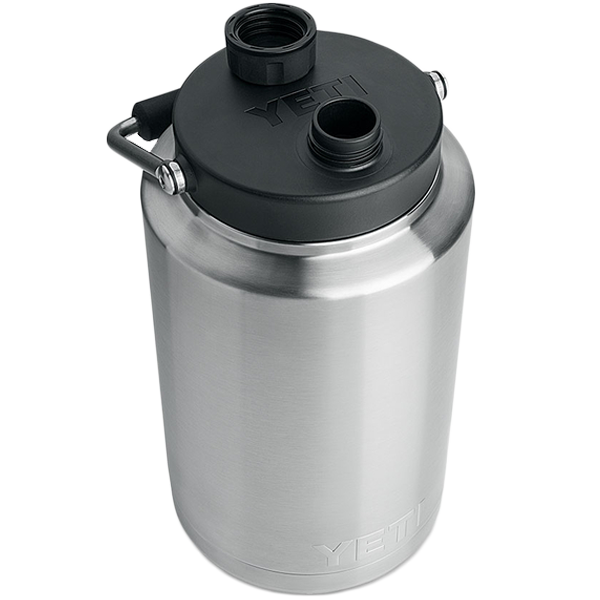 1 Gallon Rambler Water Bottle - Insulated Stainless Steel Vacuum Flask for Outdoor, Hiking, Camping & Gym - Keeps Drinks Hot or Cold for 24 Hours