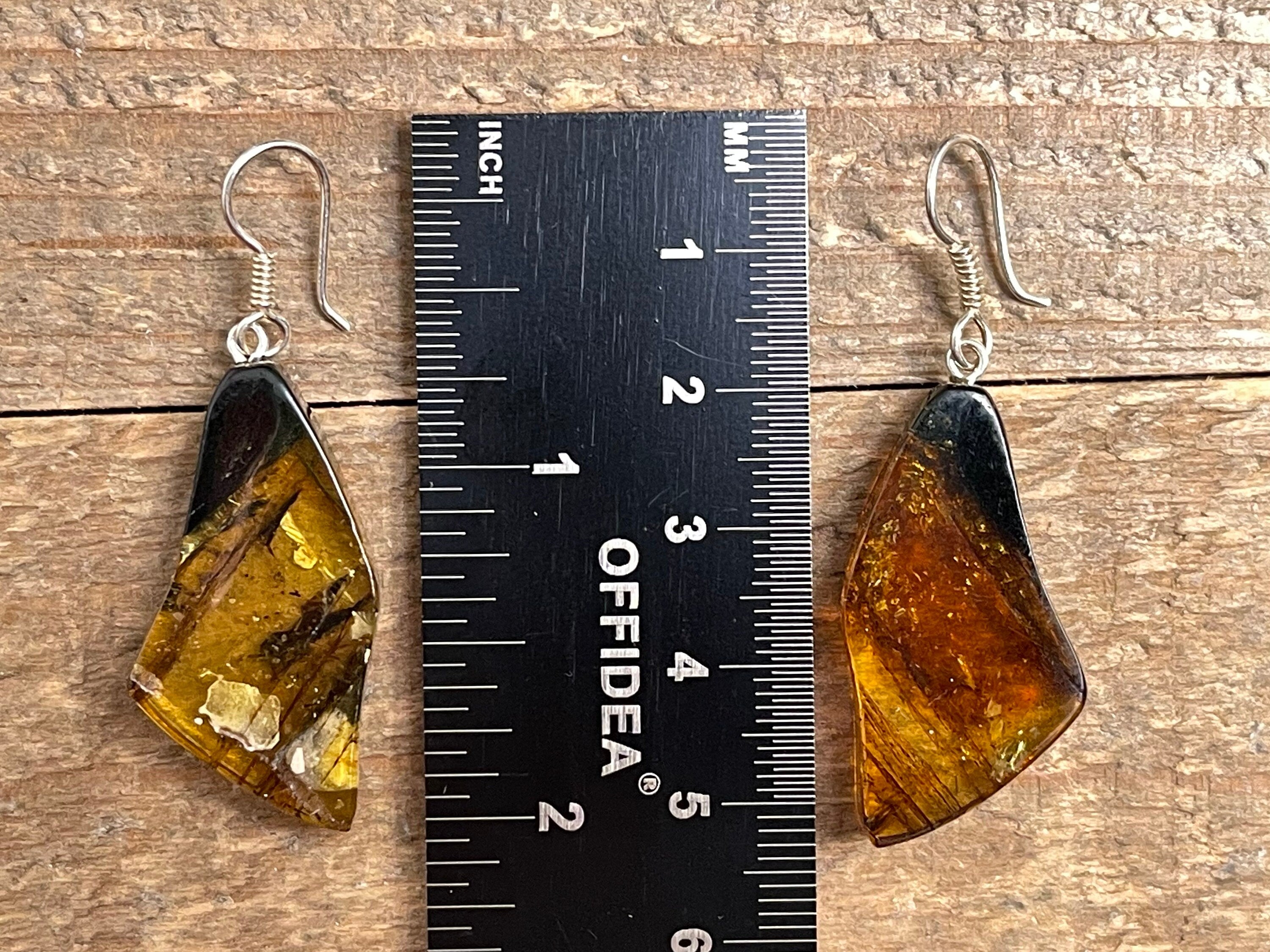 AMBER Crystal Earrings – Handmade Statement Dangle Earrings with Healing Stones | Elegant Jewelry for Women, Gift for Her, Boho & Party Wear