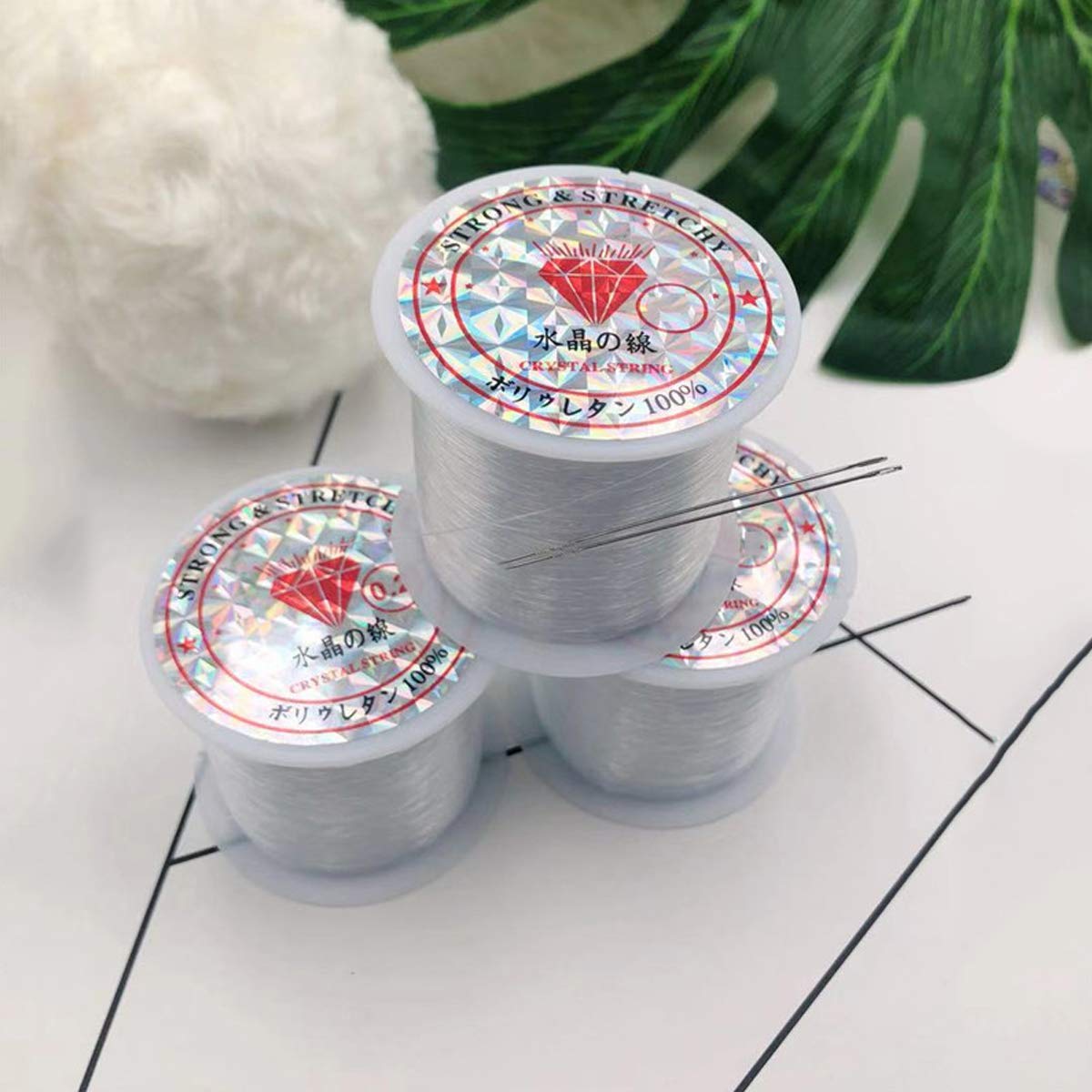Premium Monofilament Fishing Line - 1000 Yard Clear Nylon Fishing Wire for Freshwater & Saltwater - Strong & Durable Fishing Thread for Bass, Trout, and Saltwater Game Fish - Ideal for Casting, Trolling, and Shore Fishing