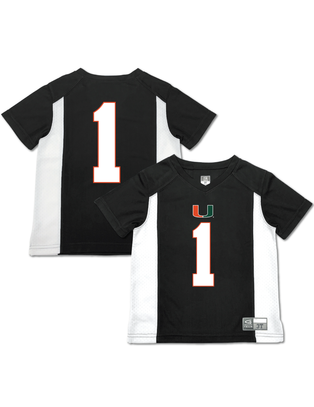 Miami Hurricanes Toddler Boys' Football Jersey - Youth Team Uniform for Game Day & Fan Events - Perfect for Football Games, Birthday Parties & Sports Themed Outfits