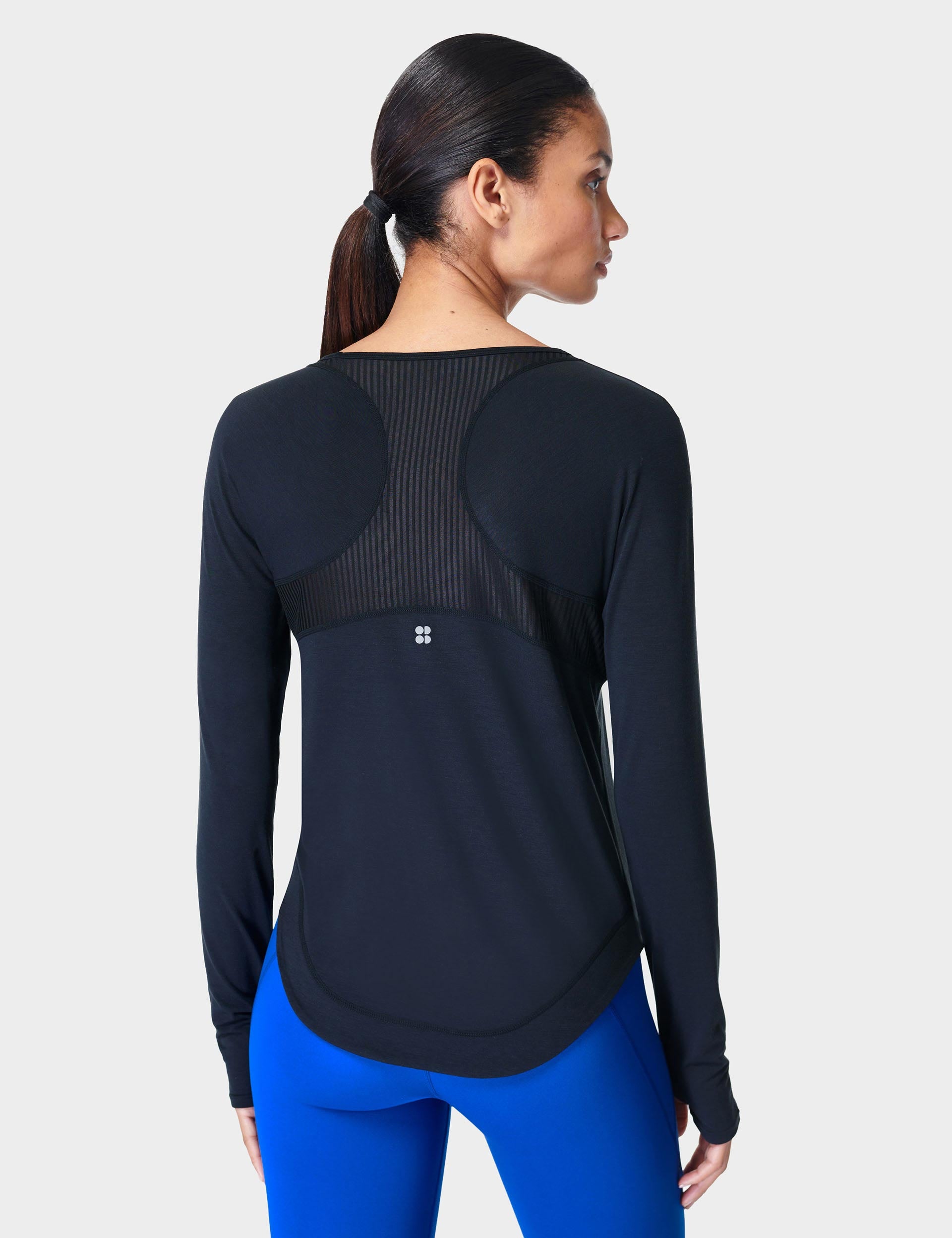 Breathe Easy Running Long Sleeve Top - Moisture Wicking Athletic Shirt for Men & Women | Perfect for Jogging, Gym Workouts & Outdoor Activities | Black