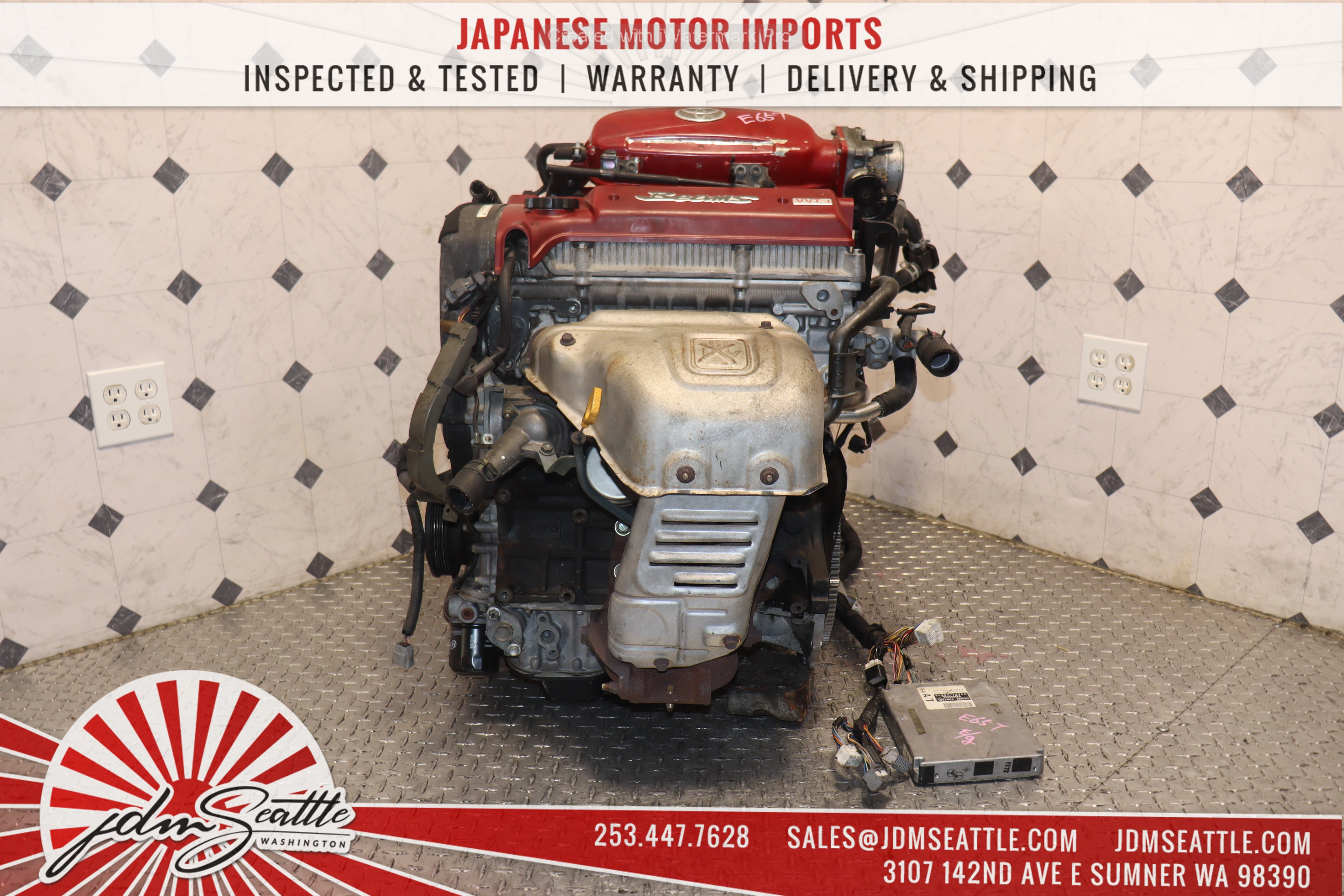 Toyota Celica SS III ST202 BEAMS 2.0L VVTI Red Top Engine - JDM 3SGE Motor for Performance Upgrades & Racing | Perfect for Engine Swap, Restoration Projects & Car Enthusiasts