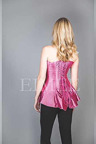 Handmade Skirted Corset Waist Trainer for Women - Colombian Shapewear Fajas - Plus Size Corset Shapewear in Pink by SHANEECE | Perfect for Waist Training, Body Shaping & Special Occasions