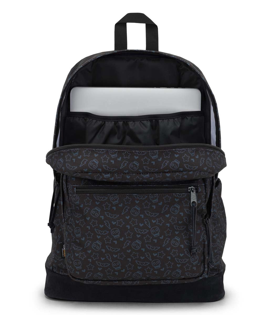 JanSport Right Pack Backpack - Lightweight Laptop Backpack with Subtle Skull Design for School, College & Travel | Durable Bookbag for Students & Commuters