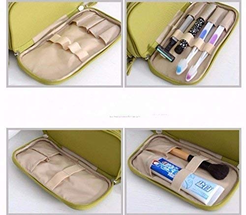 KREEVAL Large 20cm Waterproof Travel Makeup Bag for Women & Men | Multi-Functional Cosmetic Organizer with Hanging Hook | Perfect for Toiletries, Grooming Kits & Accessories Storage at Home, Gym or Vacation