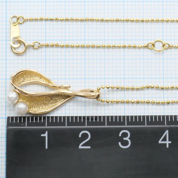 18K Yellow Gold Pearl Necklace for Women - Elegant & Timeless Jewelry Gift for Wedding, Anniversary & Special Occasions