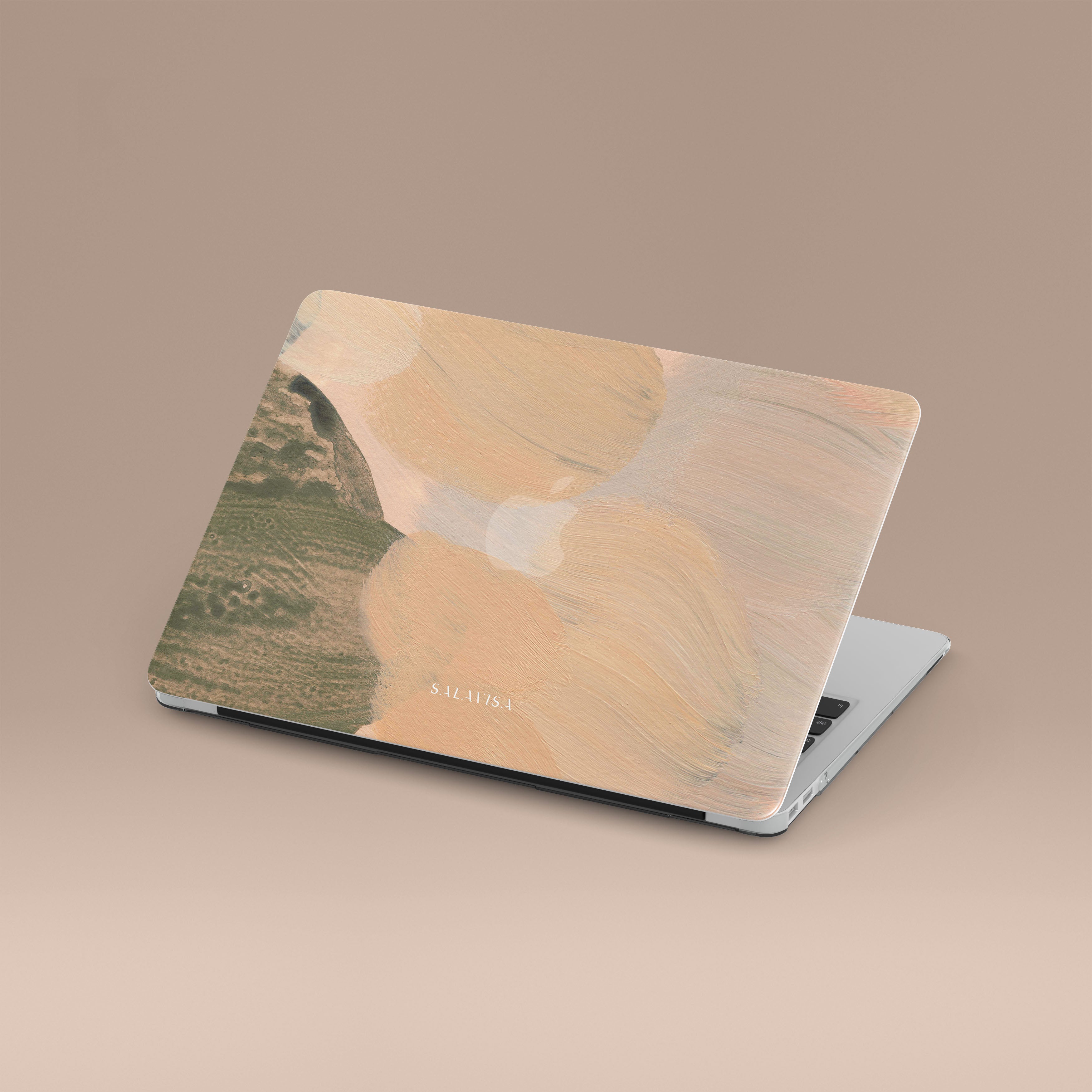 Premium MacBook Pro/Air Protective Case - Durable Canvas Cover with Stylish Sunny Design for 13/15 Inch Laptops - Perfect for Work, Travel & School Use