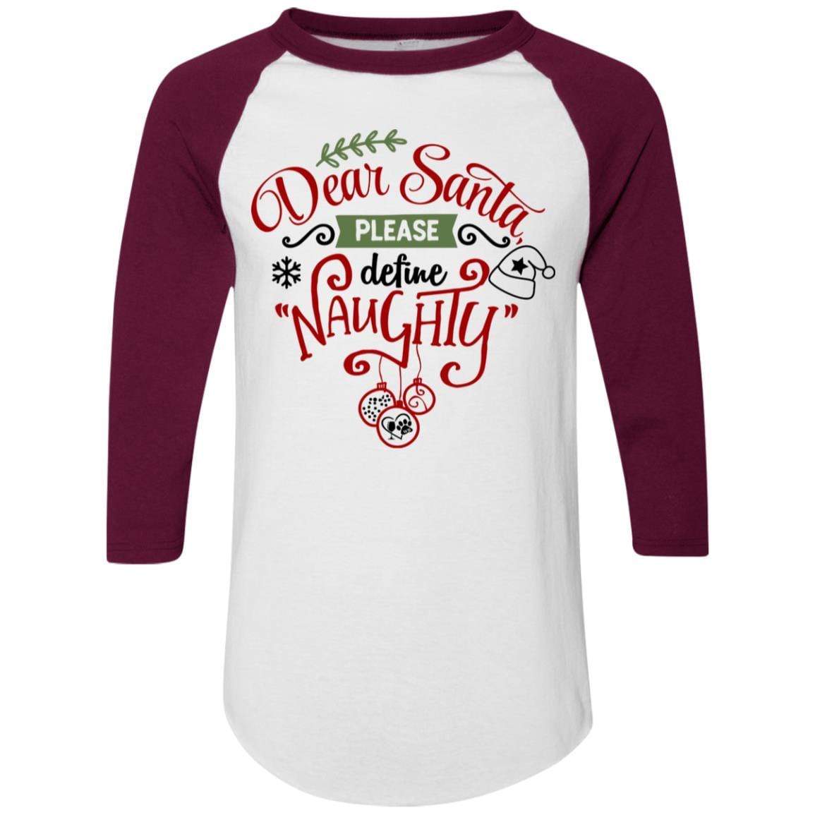 WineyBitches.Co Colorblock Raglan Jersey - Trendy Baseball Tee for Women | Soft & Comfortable Long Sleeve Shirt | Perfect for Casual Outings, Girls Night Out & Wine Tasting Events