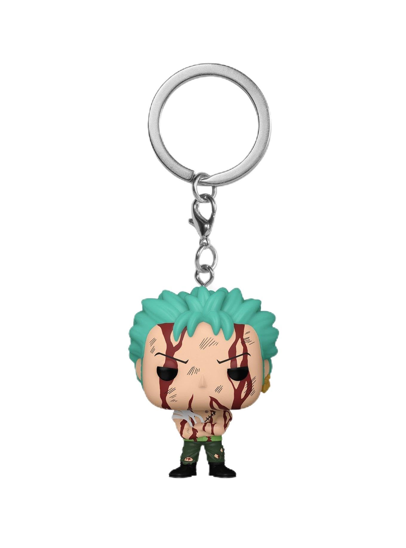 Exclusive Funko Pocket Pop! One Piece Roronoa Zoro Vinyl Keychain - Anime Collectible Gift for Fans | Perfect for Backpacks, Keyrings & Cosplay Accessories