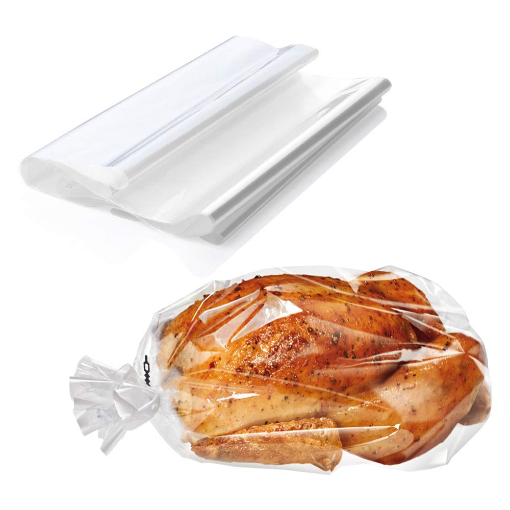 12-Pack Large Turkey Oven Bags (17x22 Inch) - Heavy Duty Roasting Bags for Turkey, Chicken, Fish & Vegetables - Perfect for Holiday Cooking, Meal Prep & Sous Vide