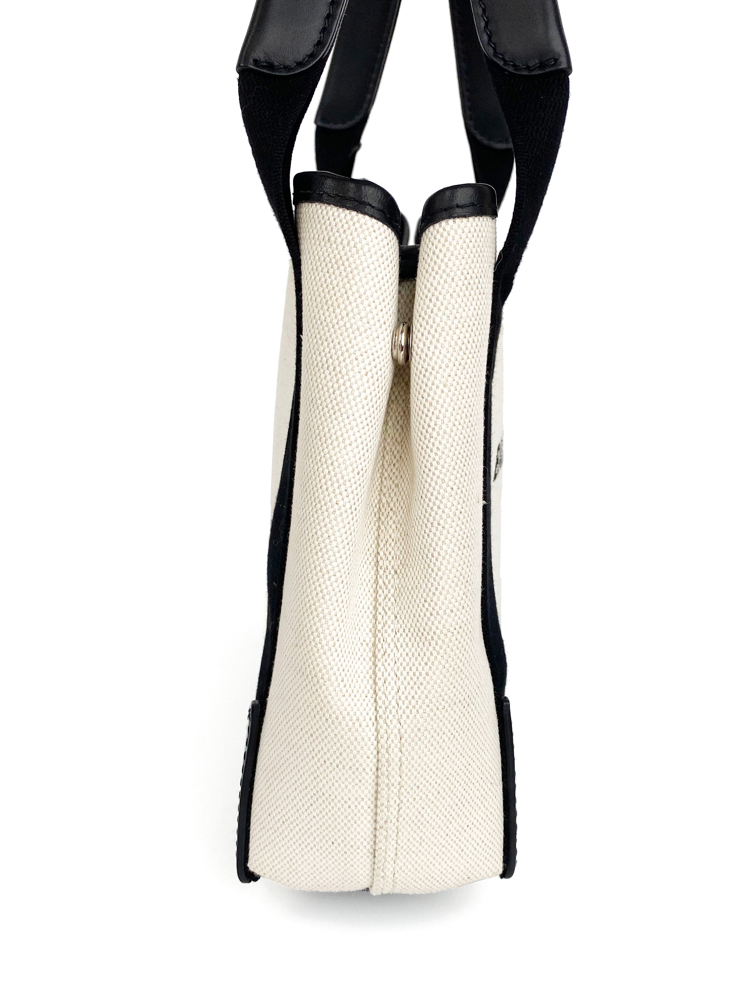 Balenciaga Black & White XS Cabas Bag - Luxury Designer Tote for Women | Perfect for Work, Travel & Everyday Use