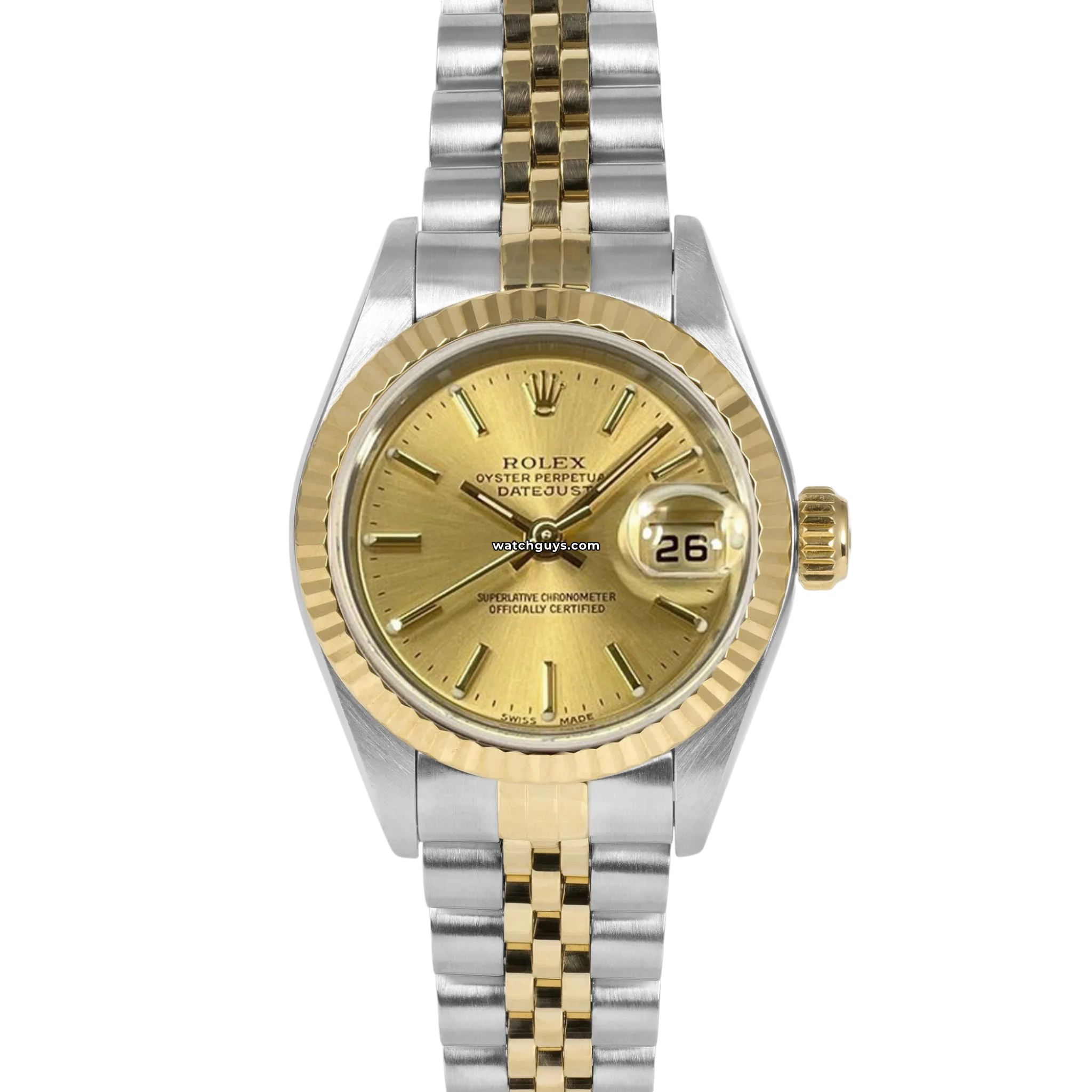 Rolex Datejust 79173 Champagne Dial 36mm Stainless Steel & Gold Watch - Perfect for Business Meetings & Luxury Events