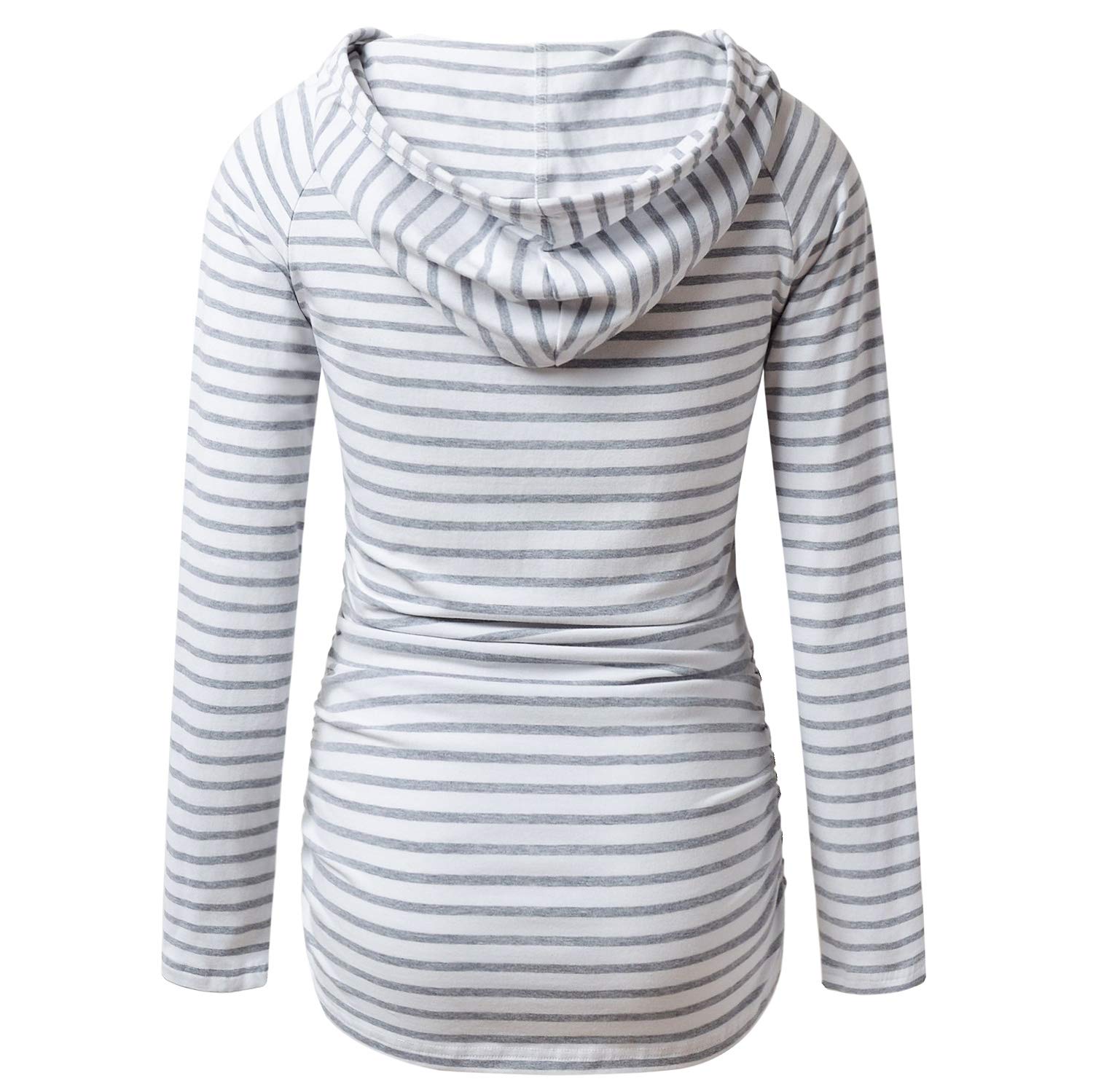 GINKANA Maternity Hoodie - Soft Long Sleeve Pregnancy Sweatshirt for Women | Comfortable Casual Maternity Top for Everyday Wear & Nursing