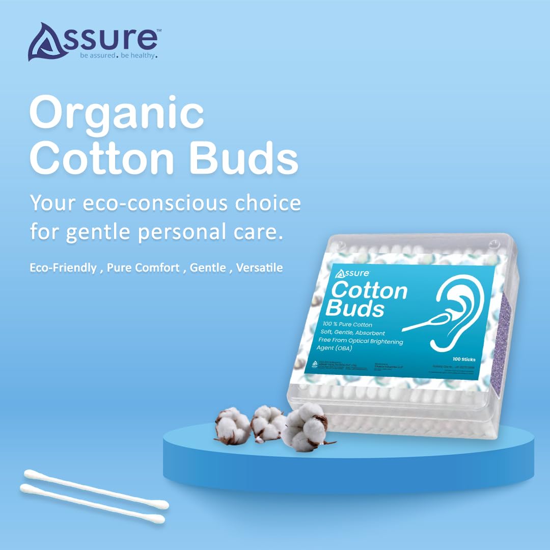 Premium White Cotton Swabs for Makeup, Nail Polish Removal & Ear Cleaning – 400 Stems (800 Tips) – Soft & Gentle Beauty Applicators for Daily Hygiene & Cosmetic Use