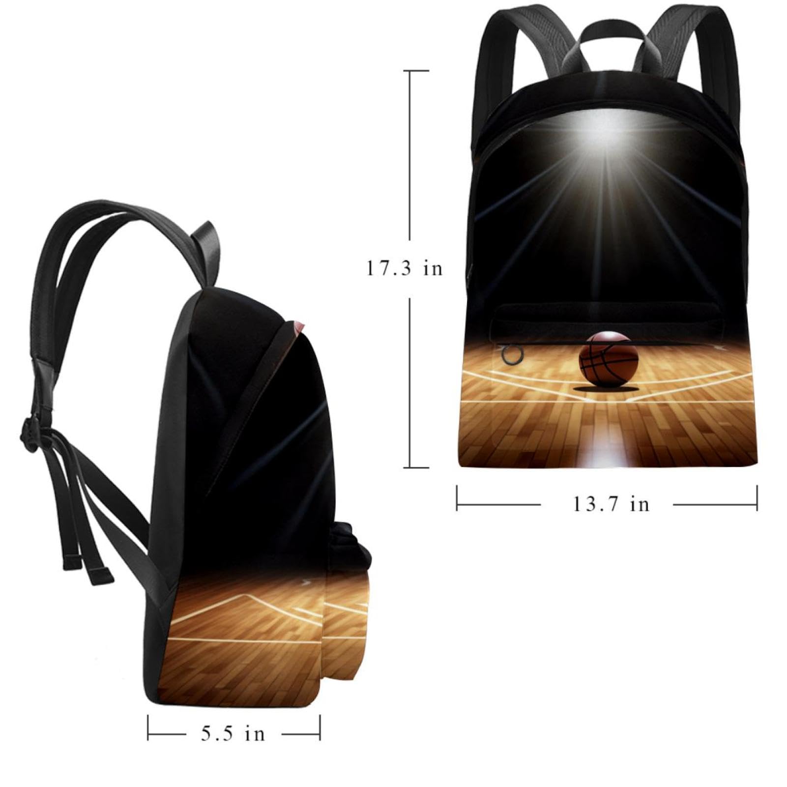 Lightweight Travel Backpack - Small Carry On Backpack for Men & Women - Perfect for Airplane, Basketball Games, Cricket Field & Outdoor Adventures
