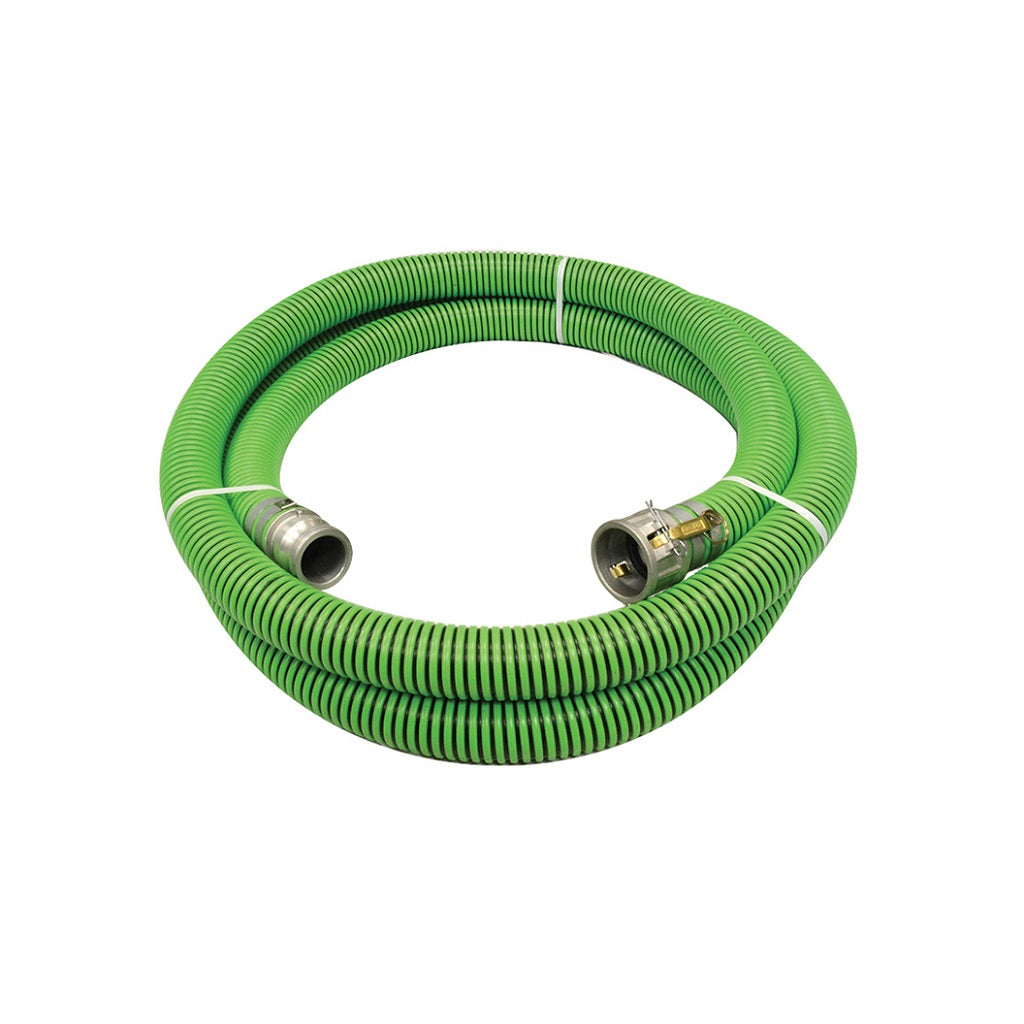 20ft EPDM Polyethylene Suction Hose Assembly with Camlocks - Heavy Duty Industrial Water Transfer, Chemical & Agricultural Use - G1341K Model for Pumping, Irrigation & Fluid Handling