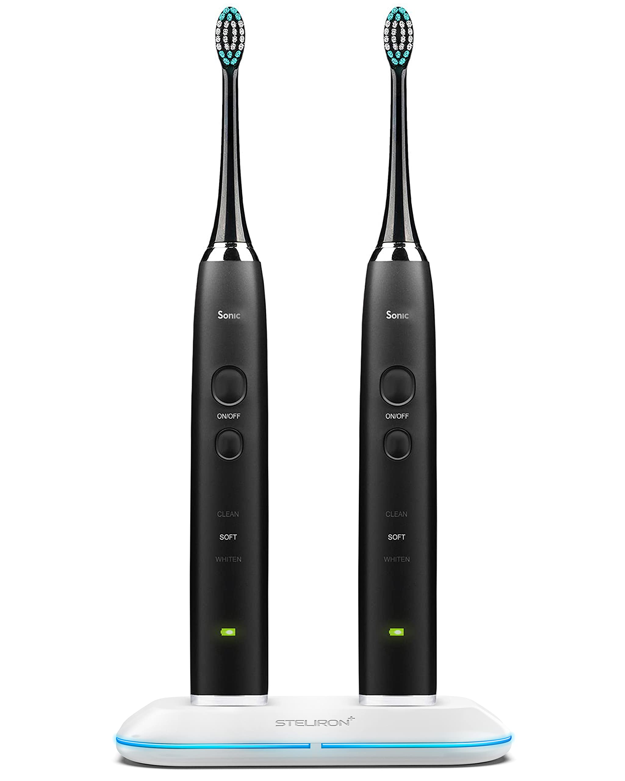 Galvanox Dual Electric Toothbrush Charger - Compatible with Aquasonic Black Series, Duo, Pro & Vibe Models | Fast Charging Station for Travel & Home Use