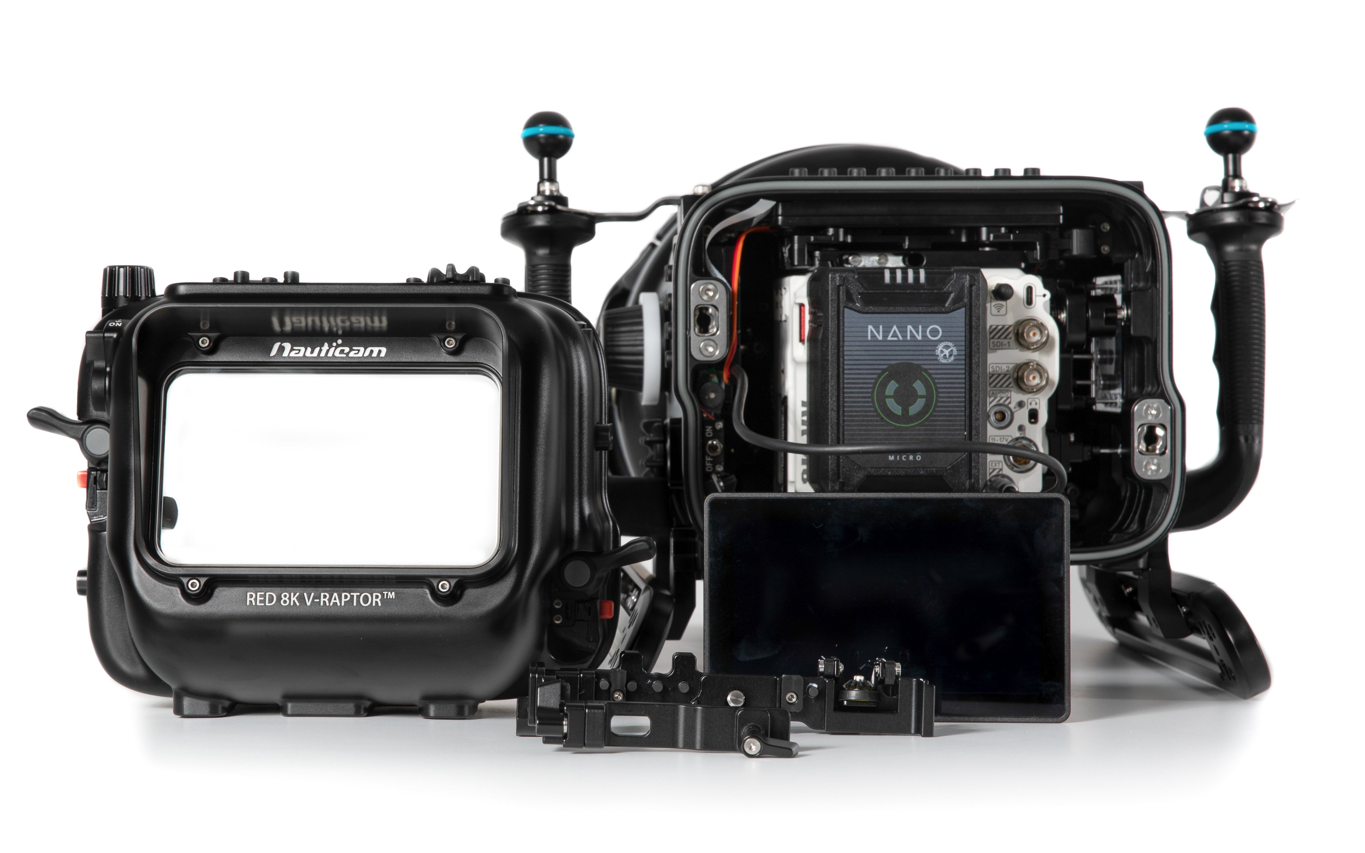 Nauticam RED V RAPTOR Underwater Housing for RED V RAPTOR 8K Cinema Camera - Professional Waterproof Case for Scuba Diving & Underwater Filmmaking