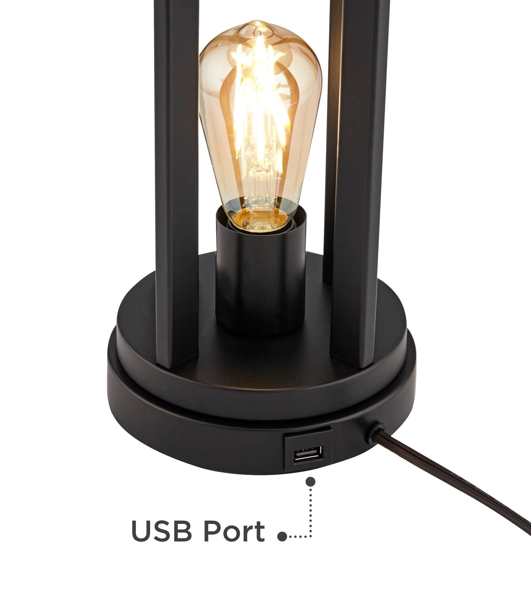 360 Lighting Marcel Industrial Modern Table Lamps Set of 2 - 24.25