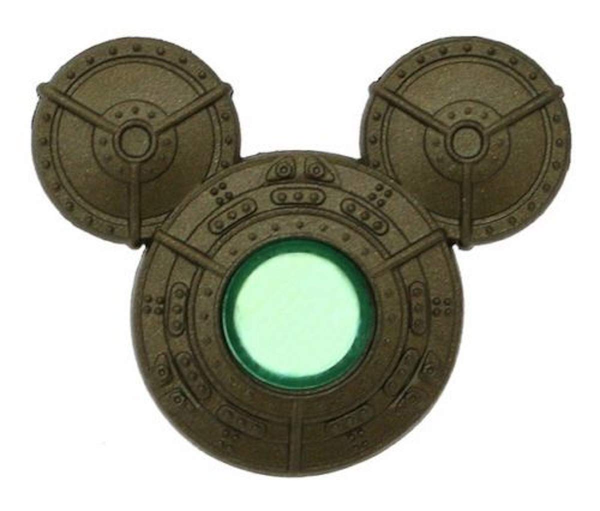 Vintage Steampunk Mickey Mouse Disney Pin - Collectible Enamel Lapel Pin for Disney Fans, Cosplay & Theme Park Outfits