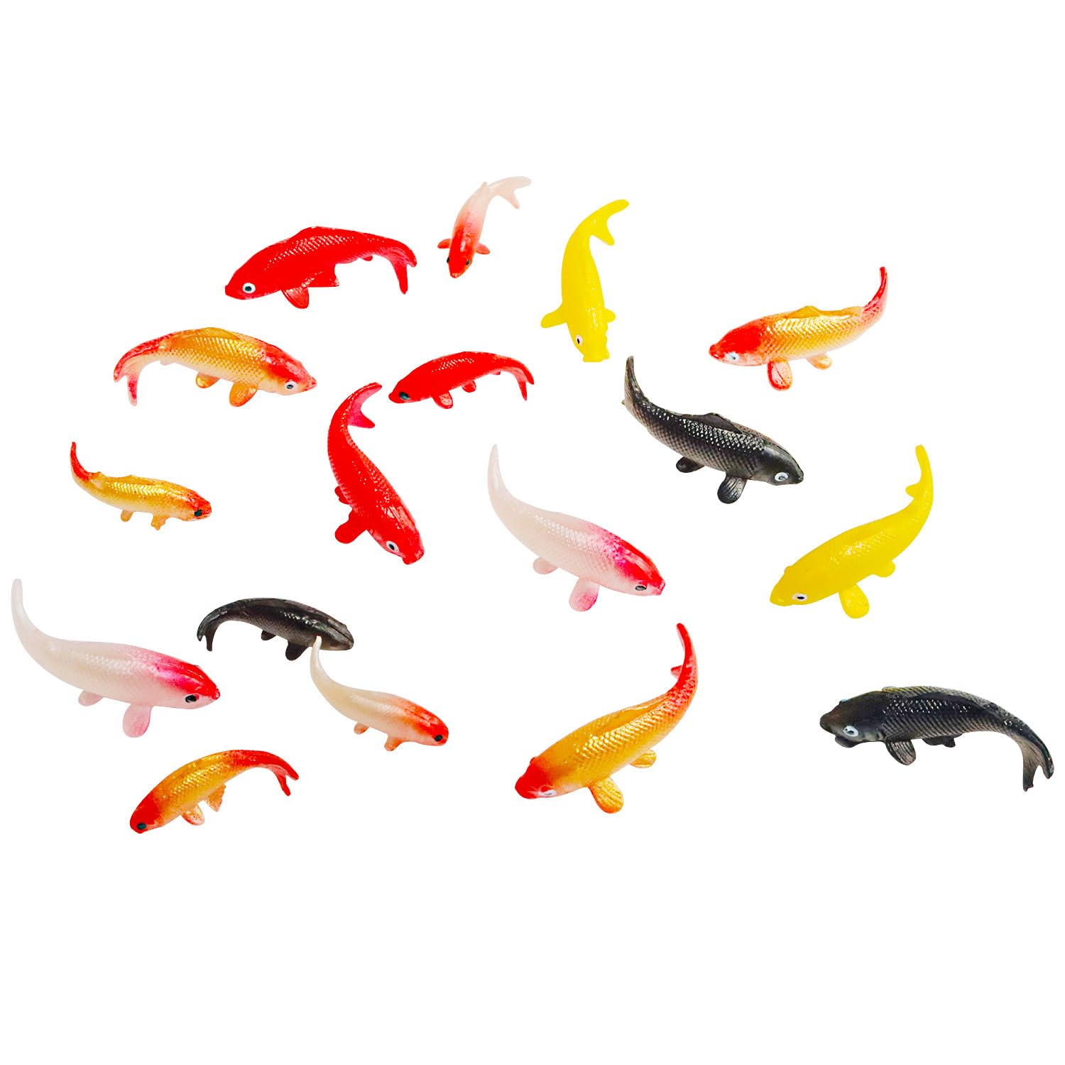 40Pcs Mini Koi Fish Figurines - Tiny Goldfish Decorations for Fairy Gardens, Aquariums & Home Decor | Perfect for DIY Crafts, Terrariums & Miniature Landscapes