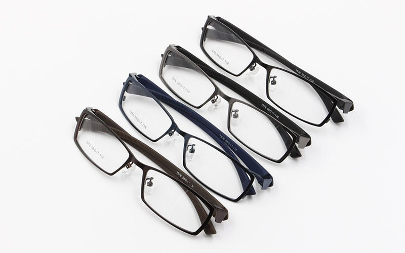 Bclear TR90 Alloy Frame Full Rim Eyeglasses for Men - Lightweight & Durable S1976 - Perfect for Work, Reading & Everyday Use