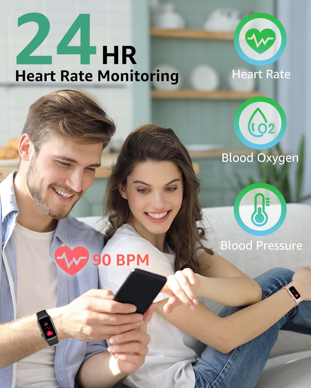 IMFRCHCS Fitness Tracker Smart Watch - 1.47