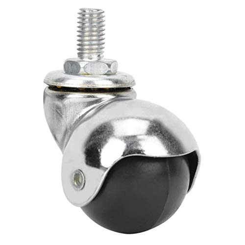 Heavy Duty Ball Casters - High Strength Furniture Wheels with Galvanized Finish for Workbenches, Coffee Tables & DIY Projects - Perfect for Home Workshops, Office Desks and Industrial Workstations