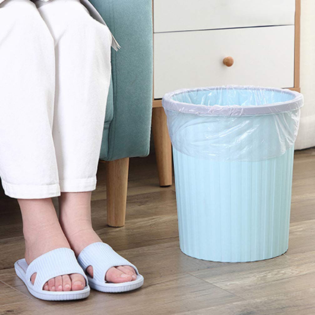 5 Small Trash Bags - 4 Gallon Garbage Bags for Bathroom, Office & Kitchen - Strong & Leak-Proof Waste Basket Liners - Perfect for Trash Cans, Recycling Bins & Portable Use