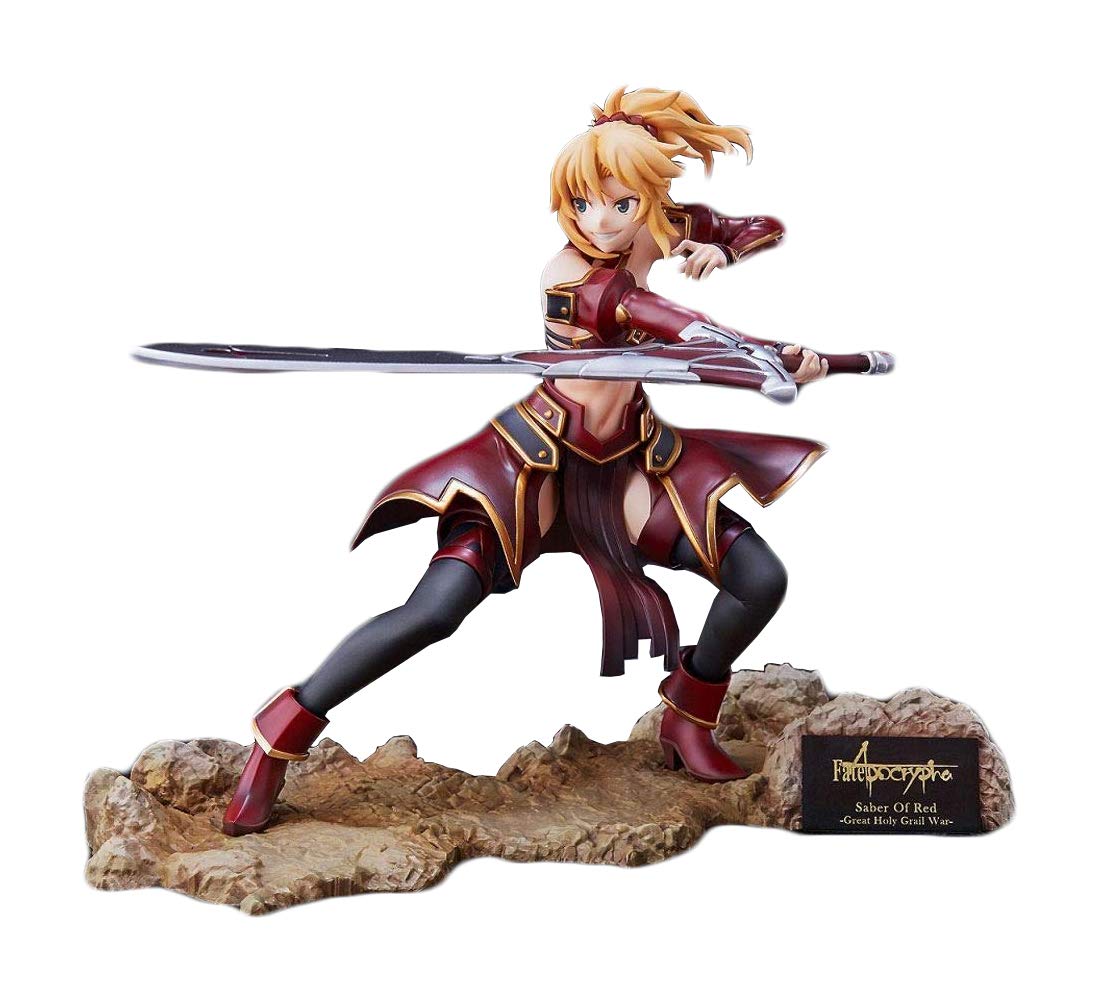 Aniplex 1/7 Scale Figure - Fate/Apocrypha Saber of Red Mordred Pendragon Statue | Anime Collectible for Display & Gifts