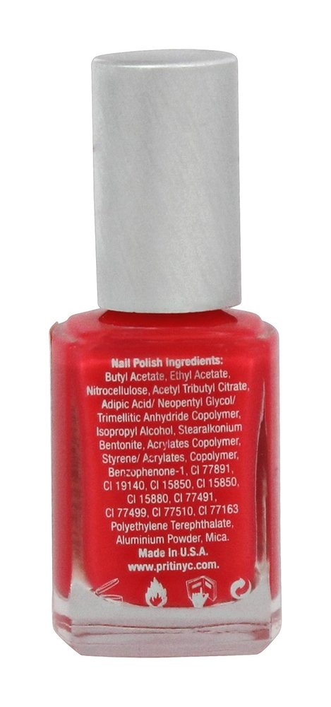 Priti Time's Rose #435 Neon Pink Nail Polish - Vegan & Non-Toxic Nail Lacquer for Manicures, Pedicures & Special Occasions