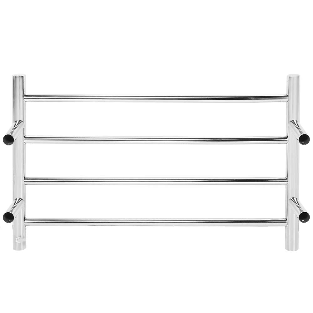 Stainless Steel Wall Mounted Electric Clothes Drying Rack - Fast Heating, Anti Leakage, 110V US Plug - Perfect for Small Spaces, Bathrooms & Laundry Rooms