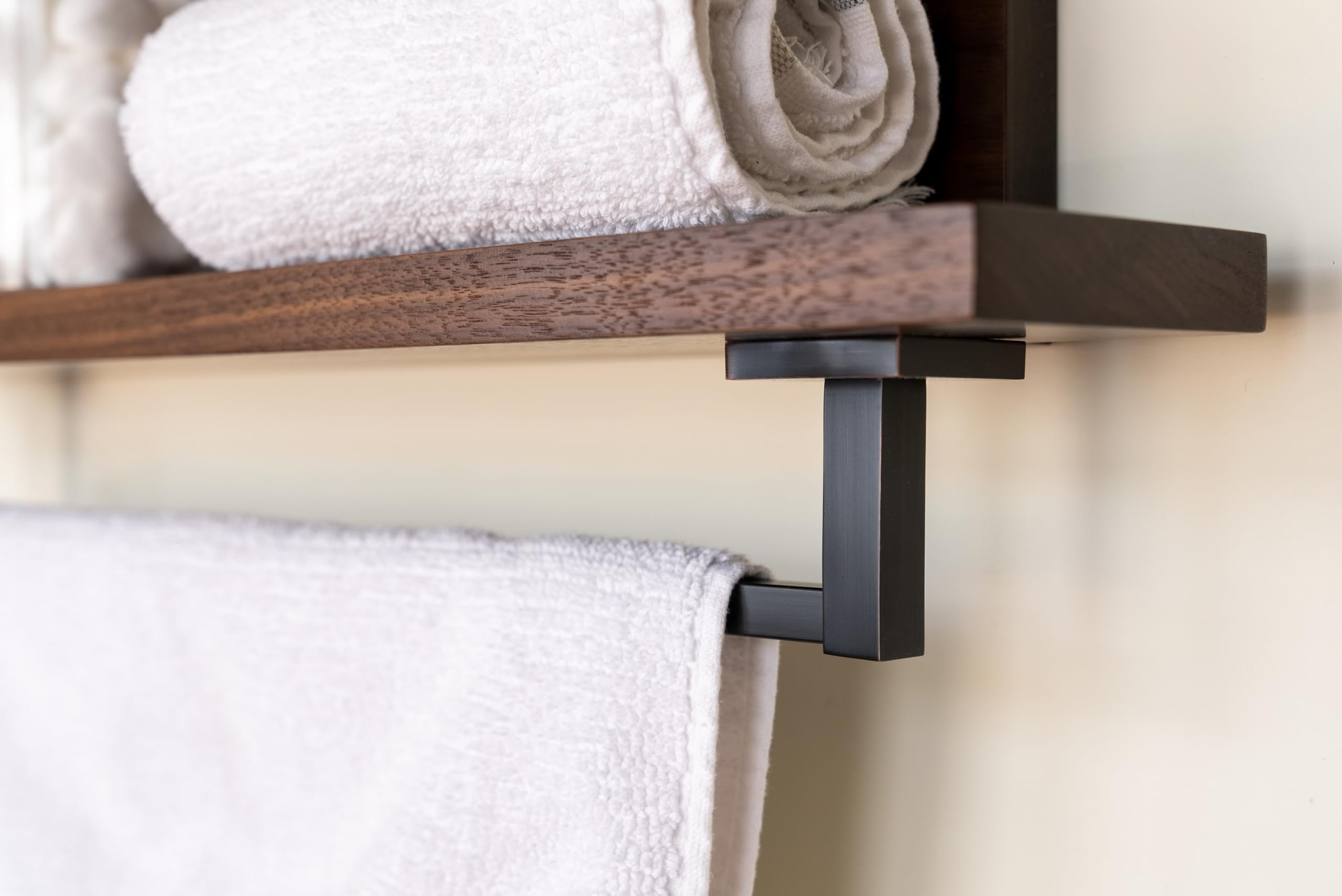 Straga Rustic Wall Mounted Bathroom Shelves - 23