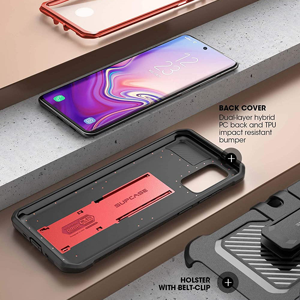 Samsung Galaxy S20 FE Case - Unicorn Beetle Pro Rugged Protective Cover with Shockproof Design in Metallic Red | Perfect for Outdoor Adventures & Daily Protection