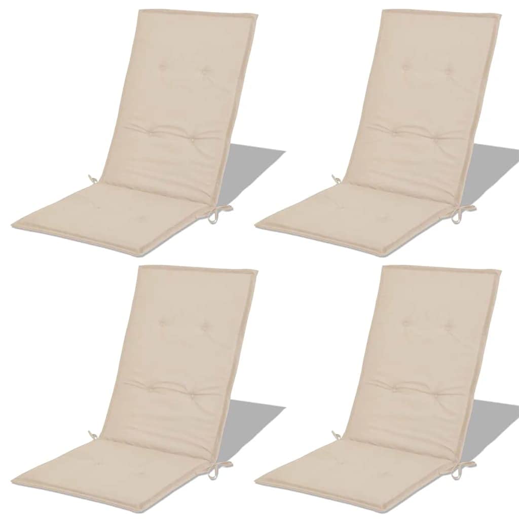 Premium 4-Piece Outdoor/Indoor Bench & Garden Chair Cushions Set - 47.2