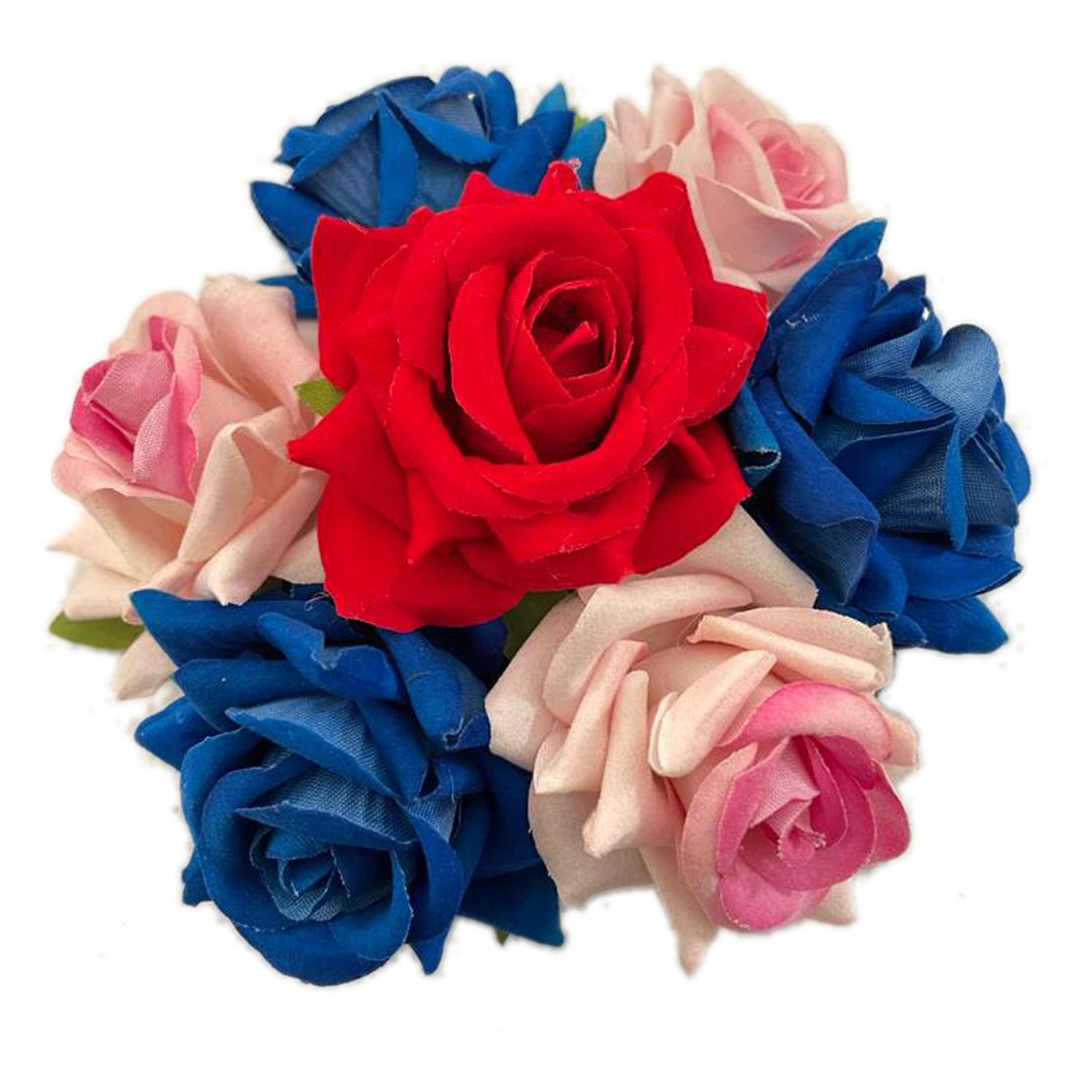 Maahal Full Bun Rose Flower Hair Bun Gajra - Bridal Hair Styling Accessories for Women & Girls | Perfect for Weddings, Parties & Special Occasions
