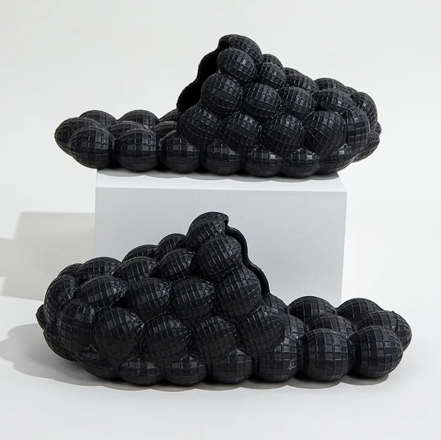Bubble Slides Massage Slippers for Women & Men - Non-Slip Spa & Gym Slippers with Soft Pillow Support - Stress Relief & Foot Relaxation - Perfect for Home, Spa, Yoga, and Post-Workout Recovery