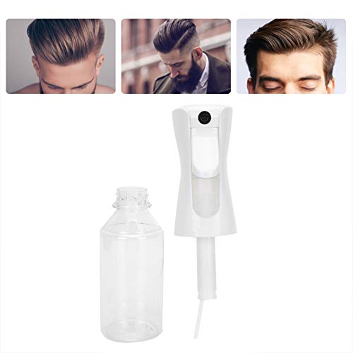 Transparent Continuous Mist Spray Bottle for Hair Styling, Skin Care, Plant Misting & Pet Grooming - Empty Refillable Sprayer for Cleaning & Beauty (Large Size)