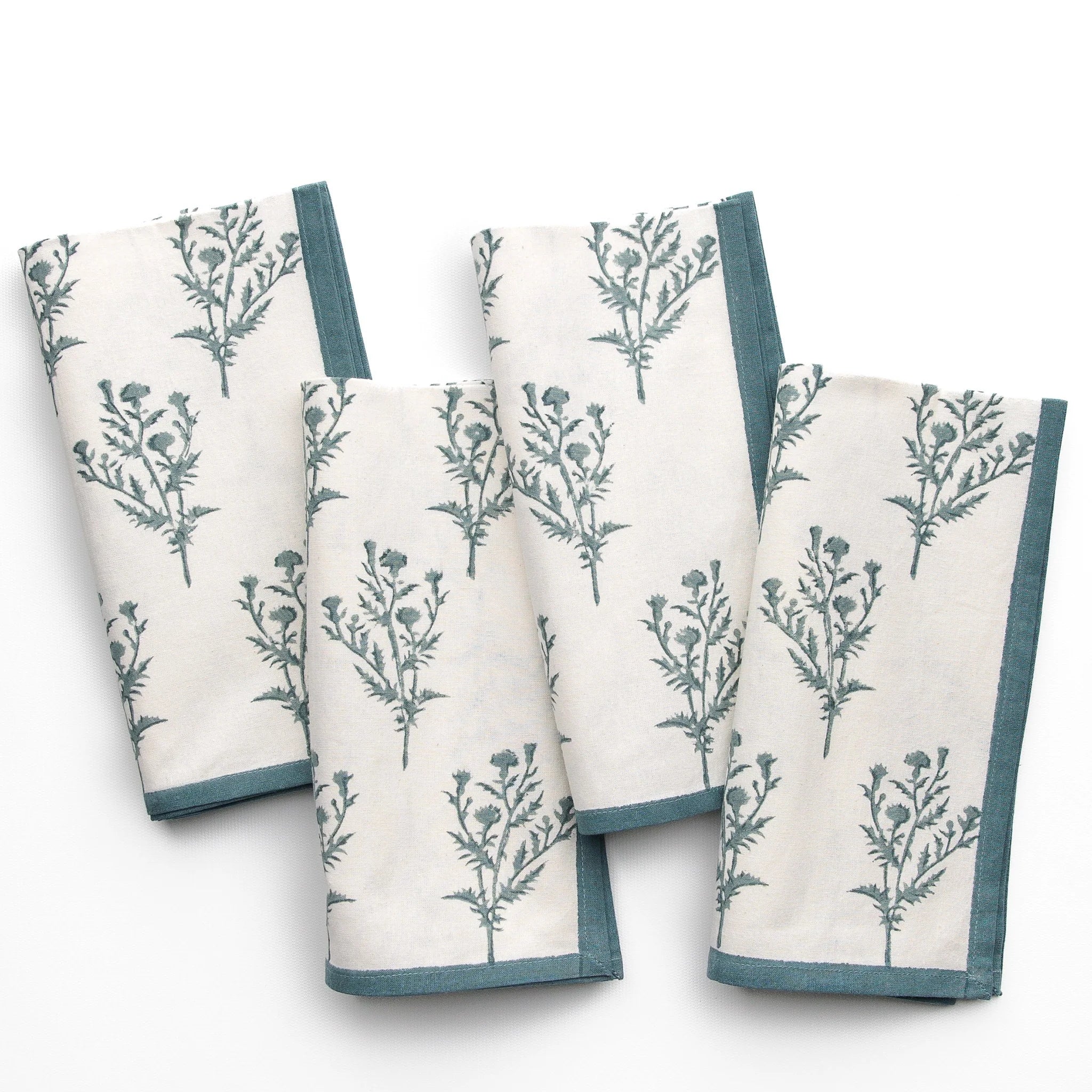 India Hicks Thistle Dusty Sky Collection - Luxury Home Decor for Coastal & Farmhouse Style - Perfect for Living Room, Bedroom & Beach House Decor