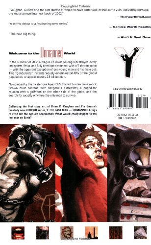 Y: The Last Man, Vol. 1: Unmanned - Graphic Novel | Post-Apocalyptic Adventure Comic | Perfect for Comic Book Collectors & Sci-Fi Fans