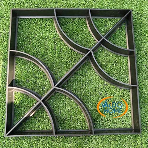 Valdo Home Reusable Concrete Paving Molds - DIY Walkway Path & Stepping Stone Maker for Garden, Patio, Yard & Outdoor Landscaping | Perfect for Creating Beautiful Pathways & Decorative Pavements