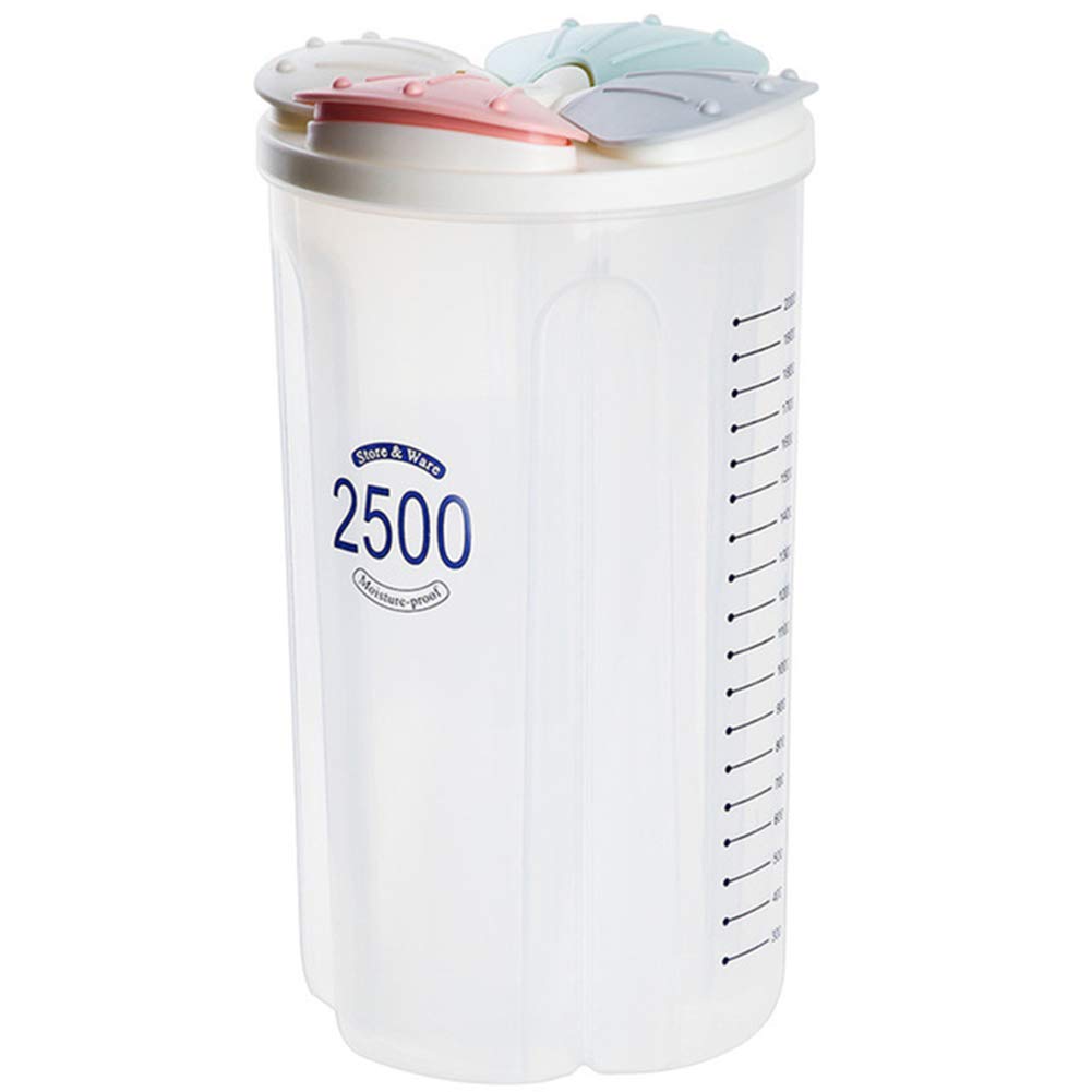 VALINK Airtight Food Storage Containers with Transparent Lids - BPA-Free Plastic Cereal, Grain & Dry Food Organizer for Kitchen Pantry - Perfect for Meal Prep, Baking Ingredients & Snack Storage