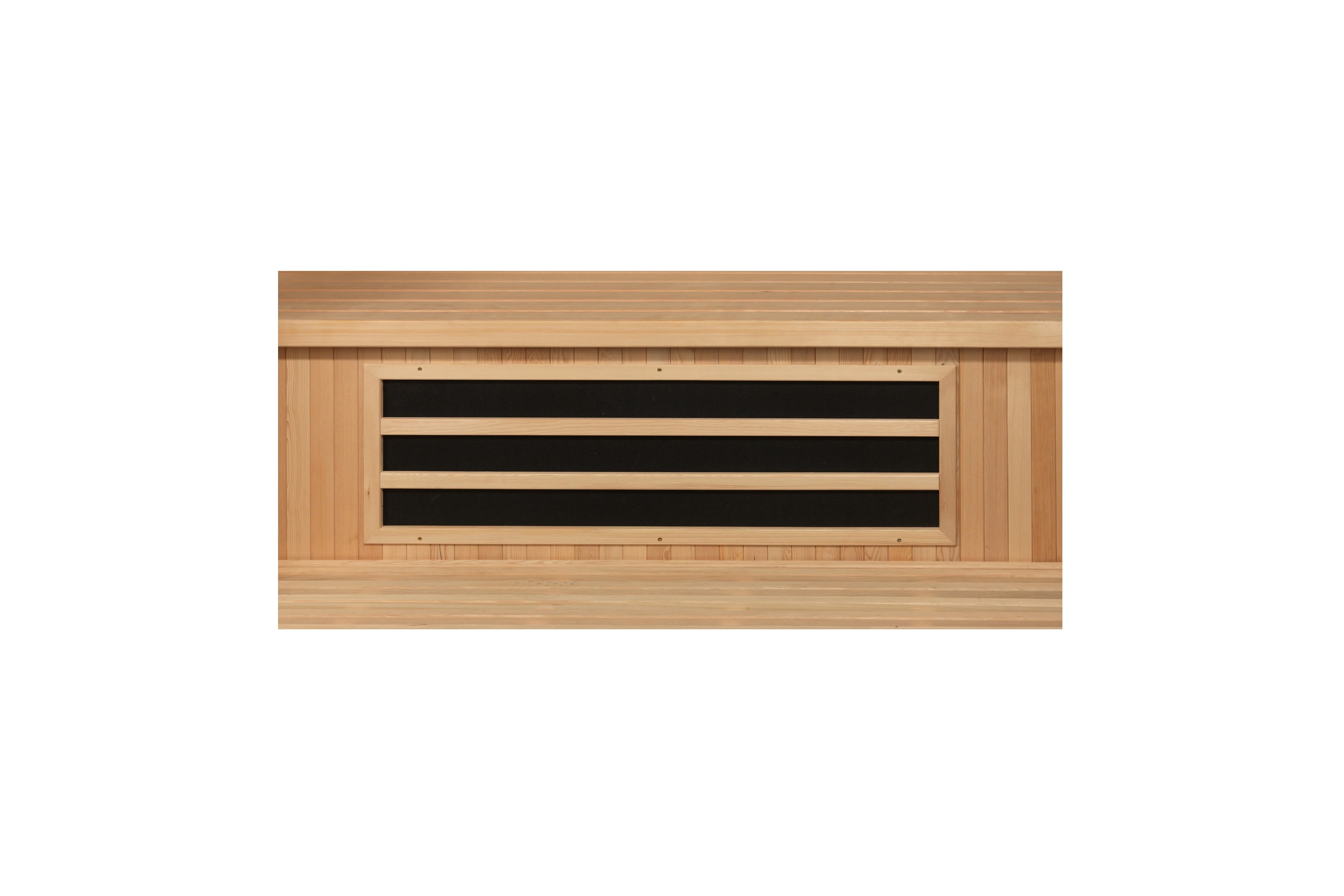 Golden Designs Lugano 3-Person Low EMF FAR Infrared Sauna for Home Spa, Relaxation & Detox - Perfect for Wellness, Muscle Recovery & Stress Relief