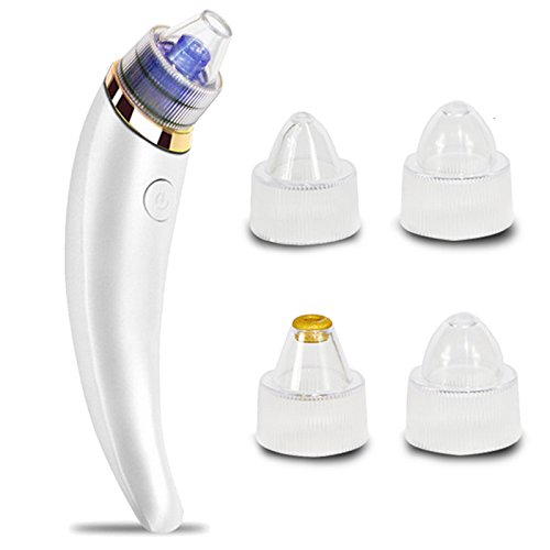 Professional Electric Microdermabrasion Vacuum Suction Tool for Blackhead Removal - Pore Cleaner & Facial Exfoliator for Spa Quality Skincare at Home