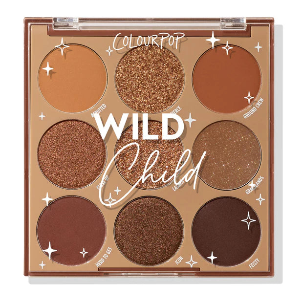 ColourPop Wild Child™ Eyeshadow Palette - Highly Pigmented, Blendable Colors for Day & Night Makeup Looks | Perfect for Parties, Dates & Special Occasions
