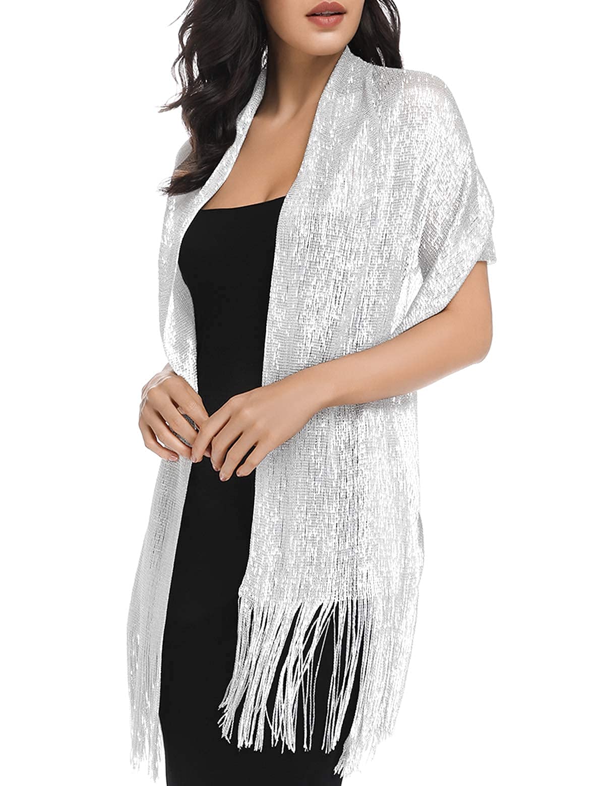 Elegant BANETTETA Women's Shawl Wrap - Formal Evening Scarf with Buckle for Weddings, Parties & Special Occasions | Perfect for Dresses, Evening Gowns & Formal Events
