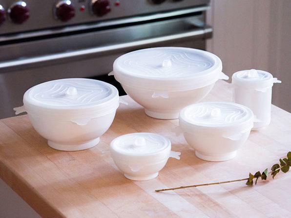 Unilids - Premium Reusable Silicone Lids for Food Storage | Airtight & Leakproof | Fits Various Container Sizes | Perfect for Meal Prep, Leftovers & Refrigerator Organization