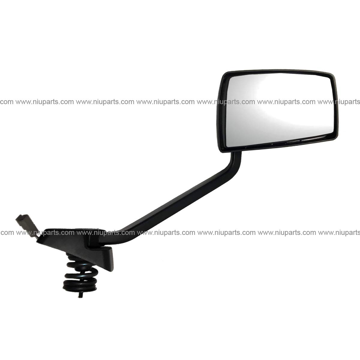 Black Hood Mirror for Mack Anthem - Passenger Side Replacement Truck Mirror | Perfect for Long Haul Trucking & Highway Safety