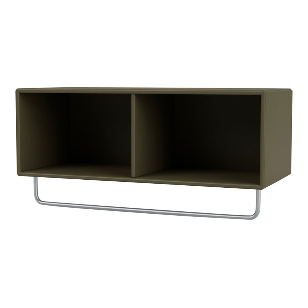 Wall Mounted Coat Shelf with Hanging Clothes Rack - Space Saving Entryway Organizer for Hats, Scarves & Jackets | Perfect for Hallway, Mudroom or Bedroom Storage